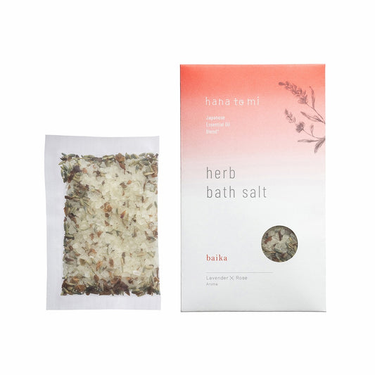 hana to mi ハーブバスソルト baika（スッキリした甘さ）