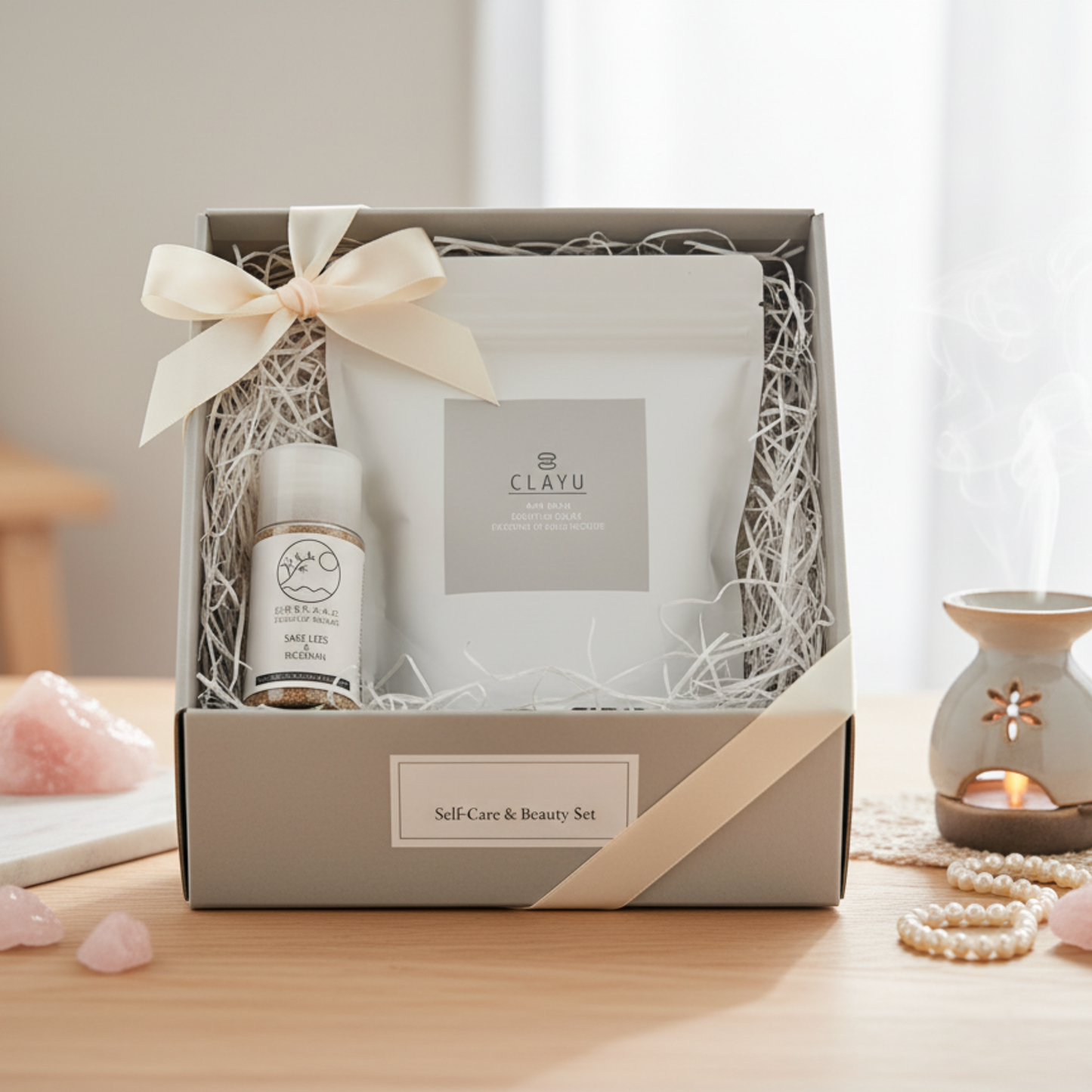 泥と酒かすのご自愛美容セット (入浴剤&洗顔)